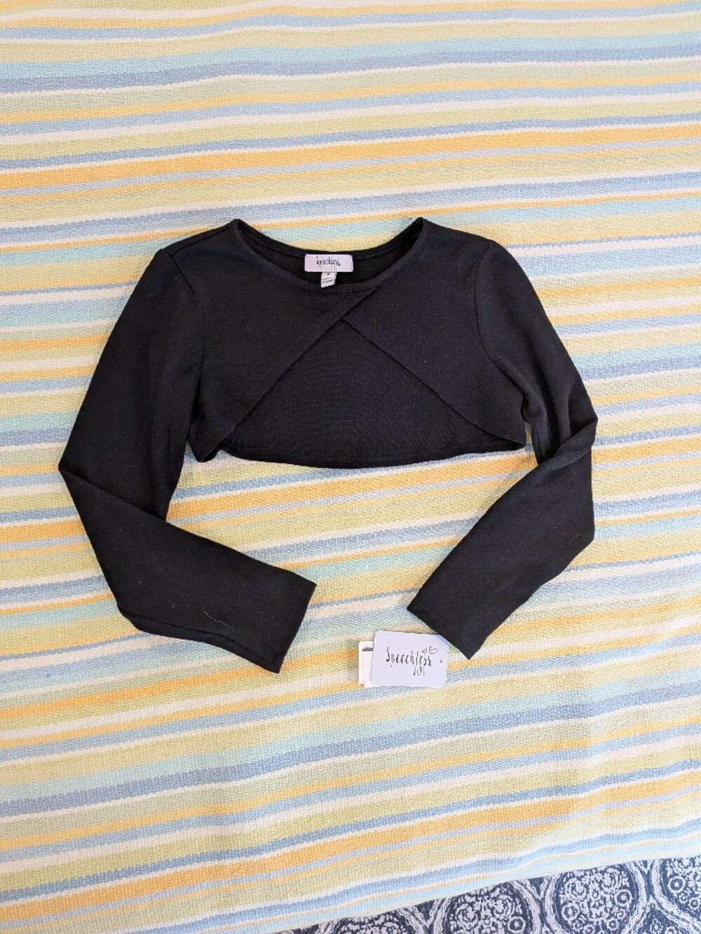 NEW Girls Speechless black Cardigan size 8